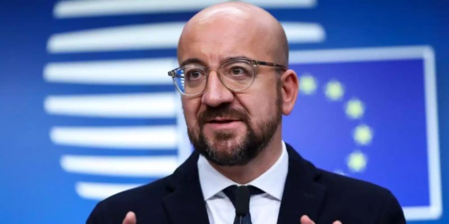 Charles Michel Ende vergangenen Jahres während einer Pressekonferenz in Brüssel. Foto: Zhang Cheng/XinHua/dpa