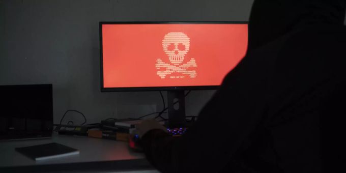 Ein Computer wurde von Ransomware befallen. (Symbolbild) Ransomware Windows Update