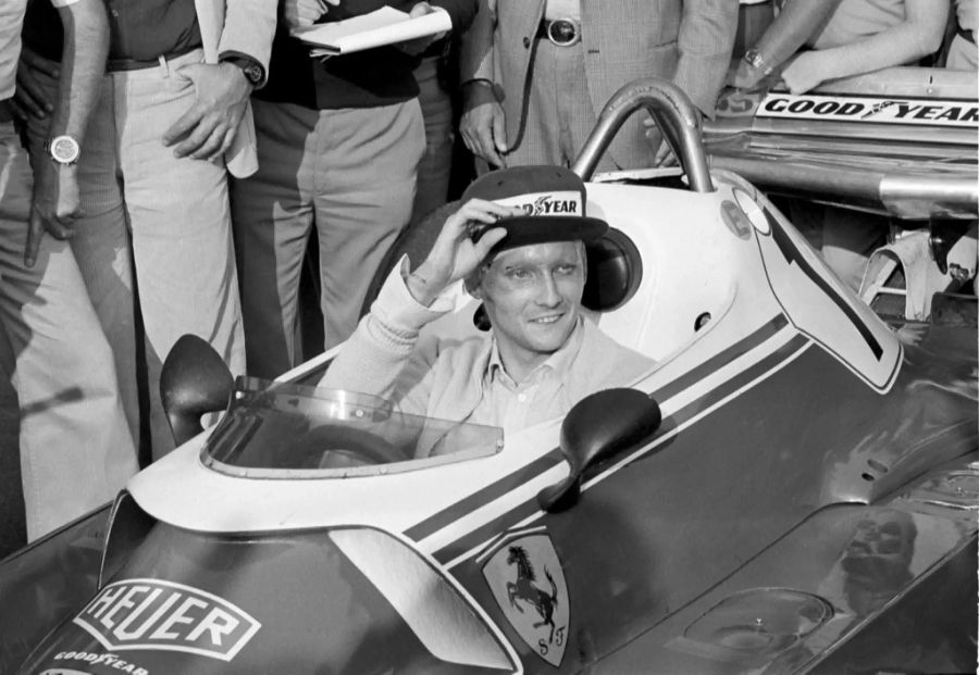 Niki Lauda holte mit Ferrari zwei Weltmeistertitel –1975 und 1977.