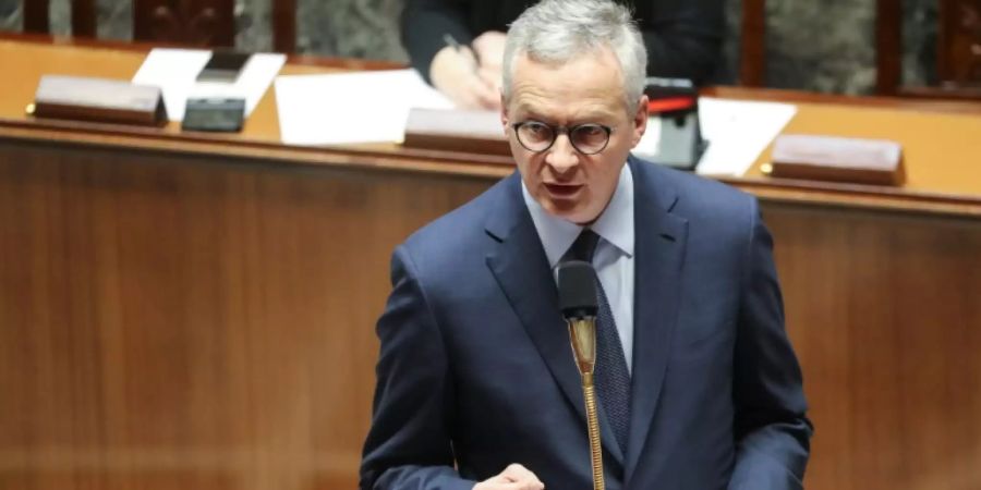 Prognostiziert stärksten Einbruch seit 1945: Bruno Le Maire