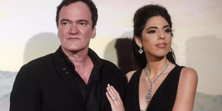 Quentin Tarantino und seine Frau Daniella Pick freuen sich über ihren Sohn. Foto: Riccardo Antimiani/ANSA/AP/dpa