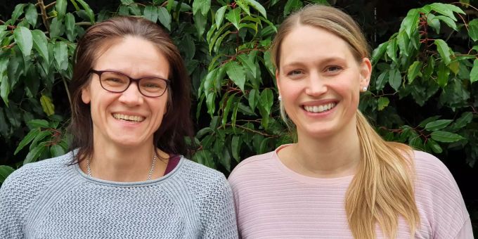 Die neu gewählten Schulleiterinnen Alice Dürst Hausmann und Johanna Kundert. Schulleiterinnen