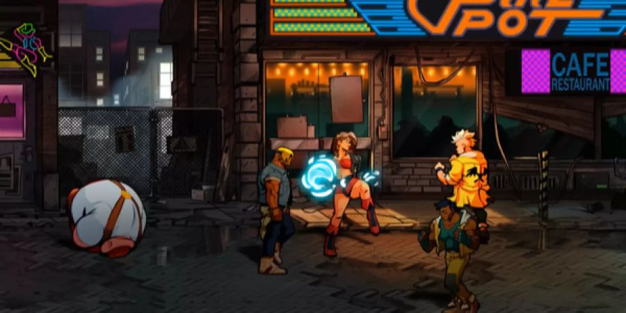 Streets of Rage neon