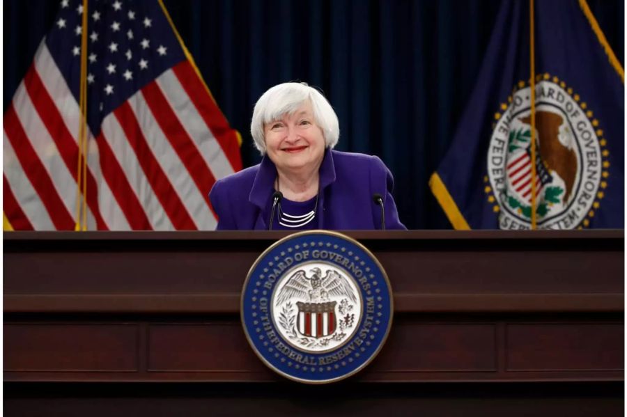 Janet Yellen tritt als Chefin der US-Notenbank ab.