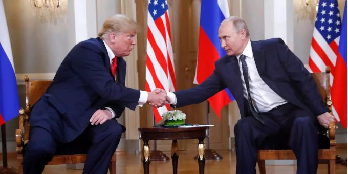 US-Präsident Donald Trump verstand sich während seiner Amtszeit sehr gut mit Kremlchef Wladimir Putin. (Archivbild) Ukraine Krieg