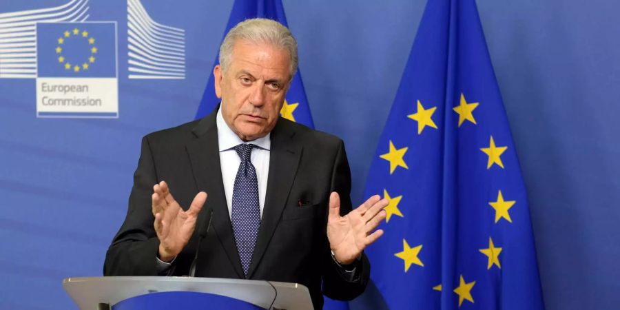 EU-Innenkommissar Dimitris Avramopoulos spricht von «einem wichtigen Moment».