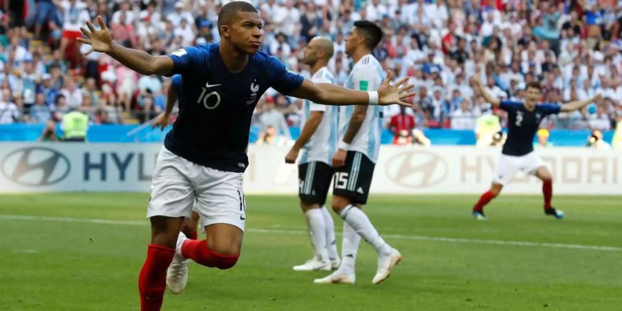 Kylian Mbappé macht ganz Frankreich stolz, vor allem aber die Einwohner seines Heimortes Bondy (F).