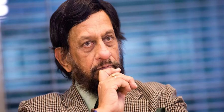 Der damalige Vorsitzende des Welt-Klimarates (IPCC), Rajendra Pachauri, bei einem Interview.