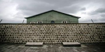 Eine Gefangenen-Barracke des ehemaligen KZ Mauthausen.