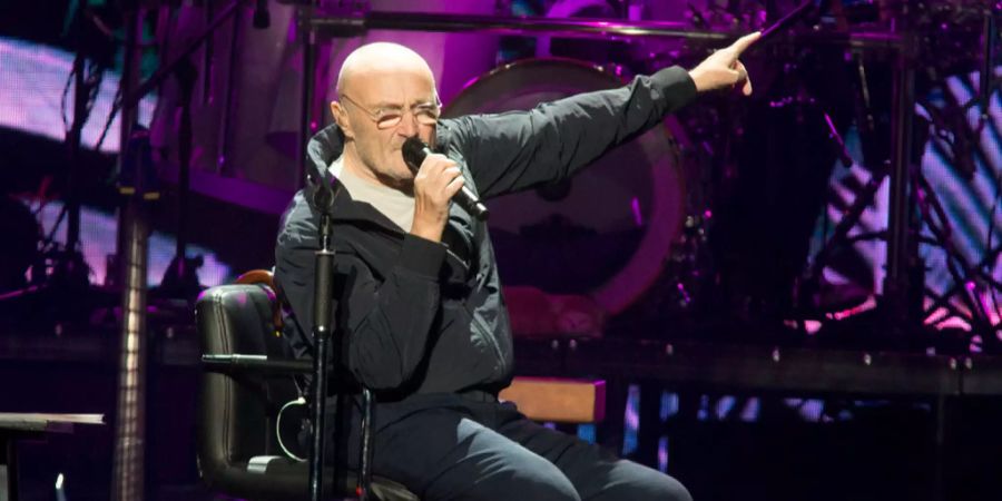 Phil Collins tritt im Rahmen seiner Not Dead Yet Tour in Philadelphia, Pennsylvania (USA).