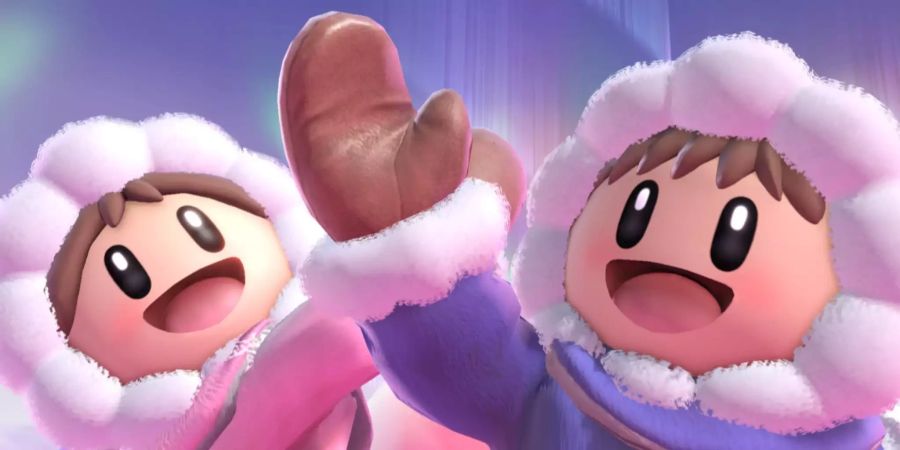 Die Ice Climbers klatschen sich gegenseitig ab.