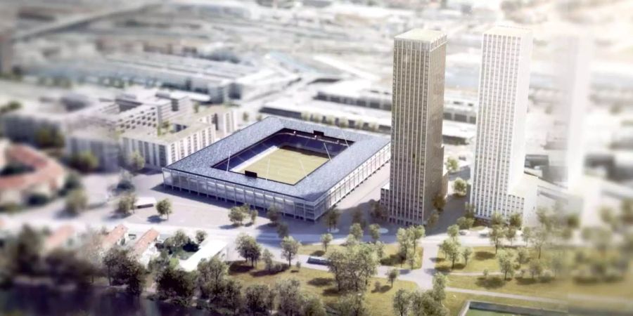 So soll es aussehen: das Fussballstadion-Projekt «Ensemble».