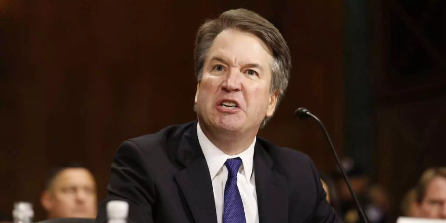 Richter Brett Kavanaugh sagt vor dem Justizausschuss des US-Senats aus.