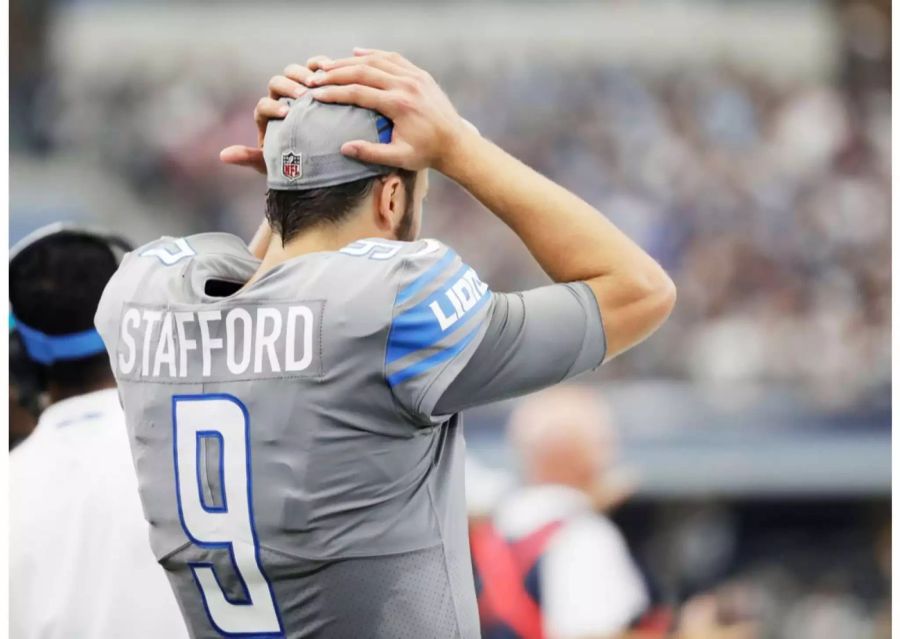 Die Lions kommen auf keinen grünen Zweig. Die Niederlage gegen die bislang keineswegs überzeugenden Dallas Cowboys ist bereits die dritte in vier Spielen. Die Reaktion von QB Stafford und seinem Team kam erst im letzten Viertel – und damit zu spät.