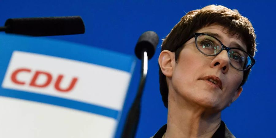 Annegret Kramp-Karrenbauer, die Generalsekretärin der CDU.