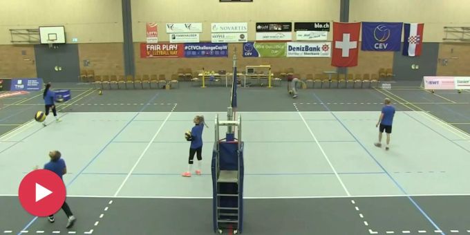 Nau im Abschlusstraining - Sm'Aesch startet ins Europacup-Abenteuer