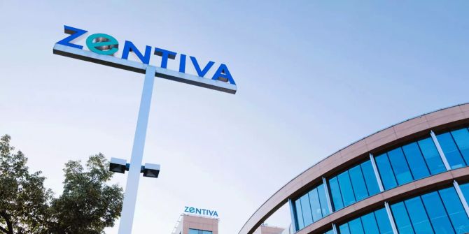 Das Logo von Zentiva.