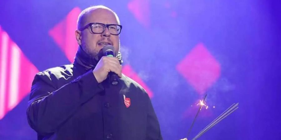 Pawel Adamowicz bei der Charity-Veranstaltung in Danzig (POL).