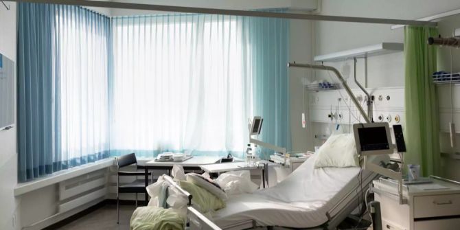 Ein Zimmer im Inselspital.