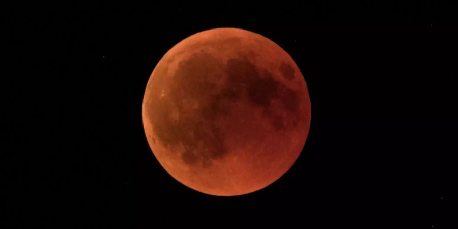 Der Super Blutmond 2018.