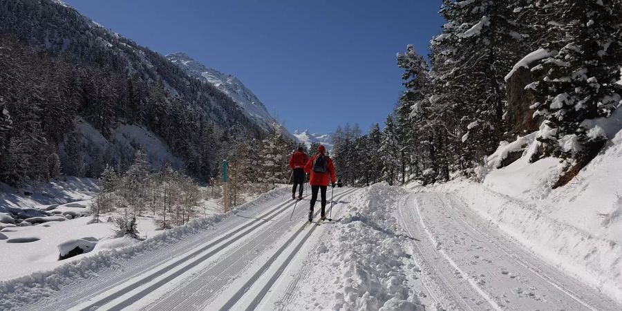 Langlauf Pontresina Angela Merkel