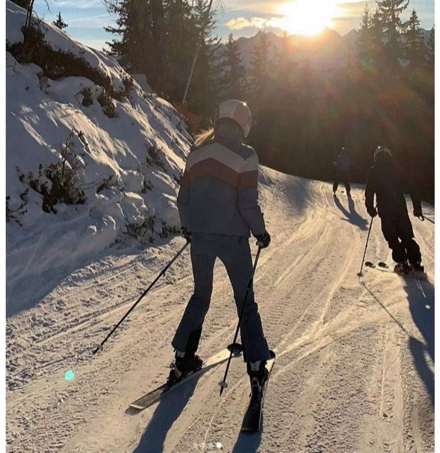 Wer fährt bei solchem Wetter nicht gerne Ski?