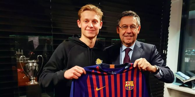 FC Barcelona announces signing of Frenkie de Jong from Ajax