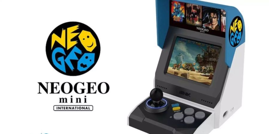 Der Schlitz für den Münzeinwurf fehlt: Arcade-Liebhaber bezahlen nur einen einmaligen Preis und dürfen danach endlos auf dem NeoGeo Mini zocken.