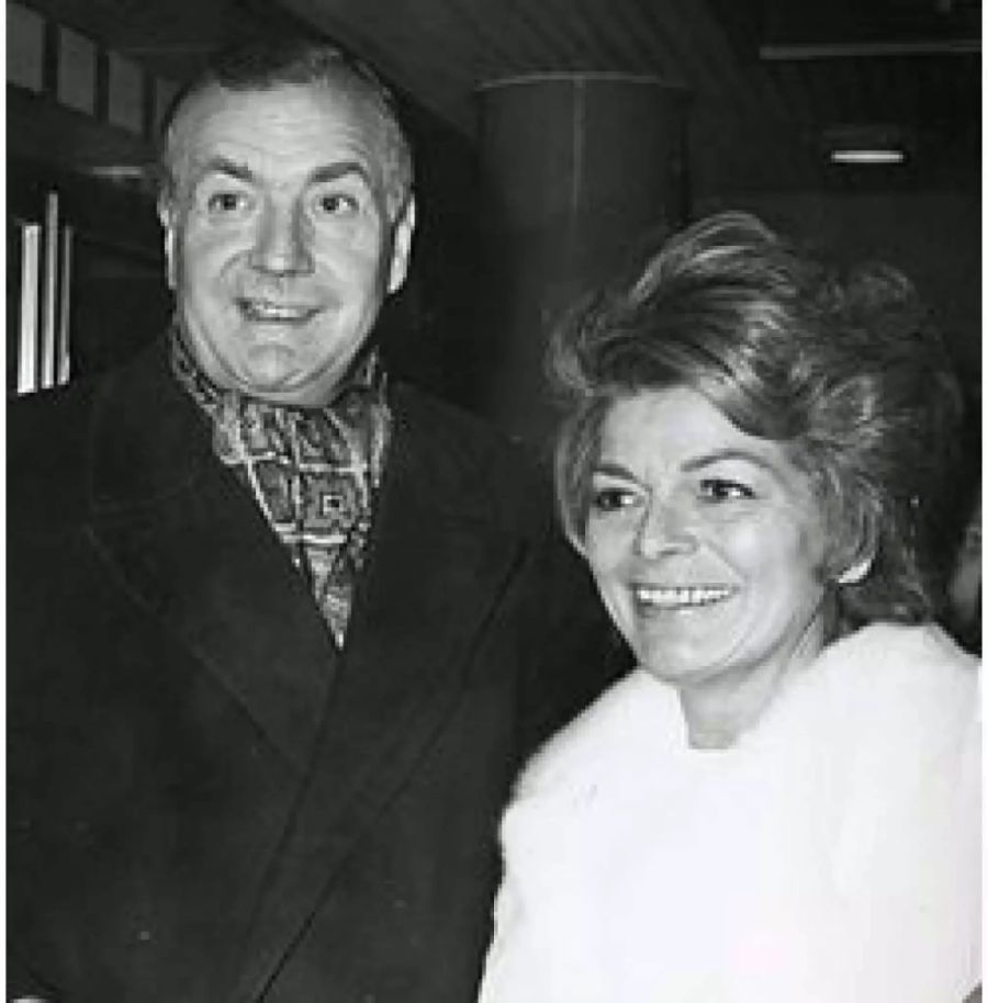 Lys Assia mit ihrem zweiten Ehemann, Oscar Pedersen.