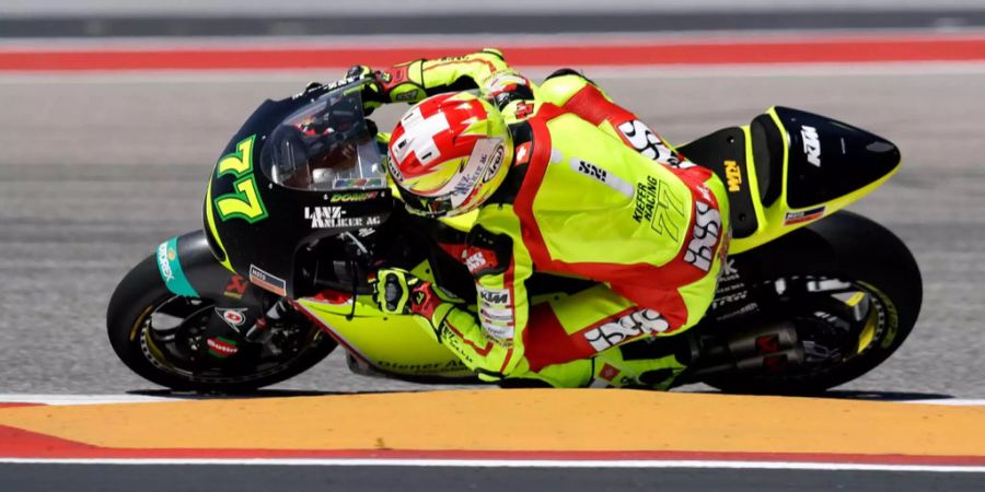 Dominique Aegerter will am Sonntag in Mugello/ITA zurück auf seine Rennmaschine.