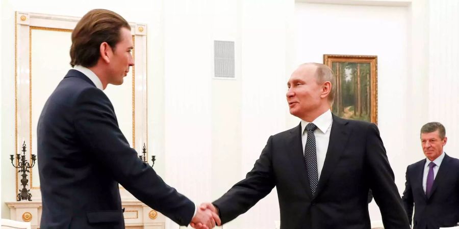 Putin trifft sich heute mit Bundeskanzler Sebastian Kurz.