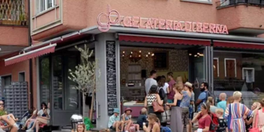 Auch gegenüber einer Badi: Die Gelateria di Berna im Berner Marzili.