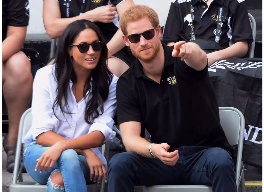 Seit einem Jahr ein Paar: Meghan Markle und Prinz Harry.