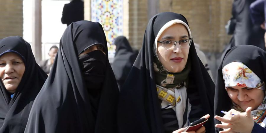 Wahltag in Shahr-e-Ray in der Provinz Teheran.