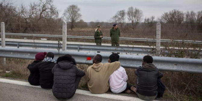 Migranten griechisch-türkische Grenze