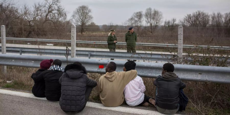 Migranten griechisch-türkische Grenze