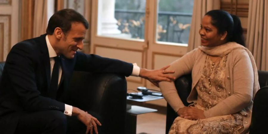 Macron empfängt Asia Bibi im Elysée-Palast