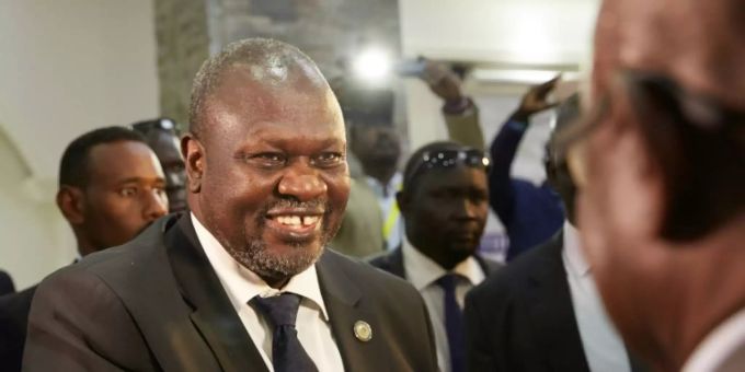 Riek Machar, der Vizepräsident des Südsudan, wurde laut seiner Partei SPLM-IO unter Hausarrest gestellt. (Archivbild) Riek Machar