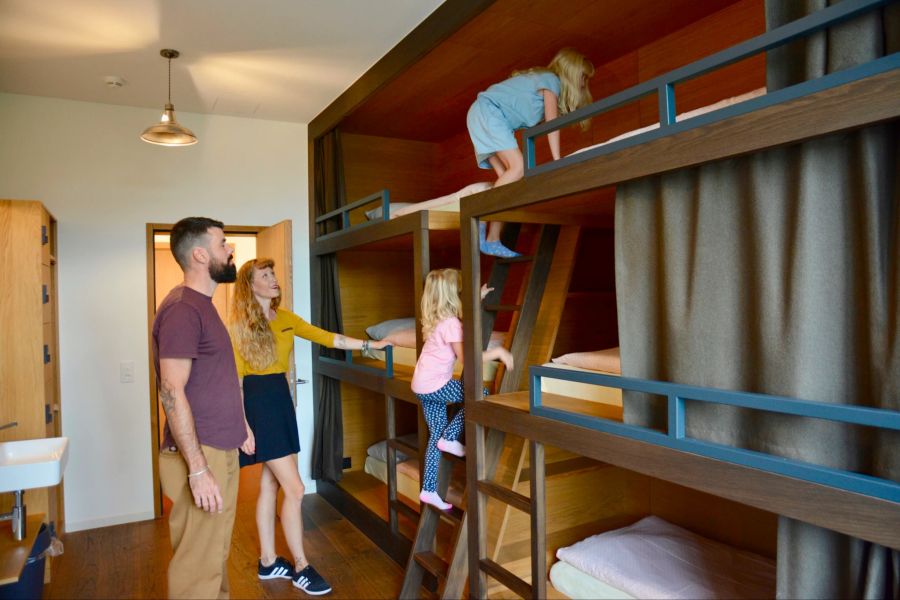 Familie in der Jugi