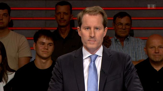 Thomas Aeschi steht in der «Arena» oftmals alleine da. Arena
