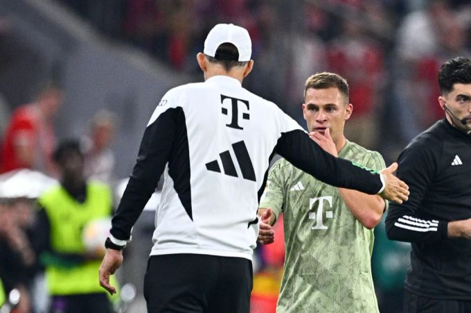 Joshua Kimmich wurde beim 2:2 von Bayern München gegen Leverkusen vorzeitig ausgewechselt. Bayern München