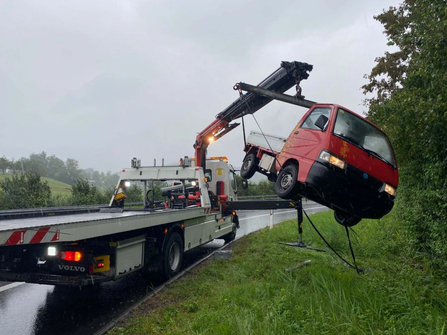 Selbstunfall auf A4