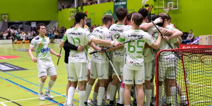 Das Team des UHC Waldkirch-St.Gallen.