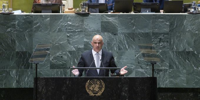 Alain Berset spricht vor der Uno. (Archivbild) Alain Berset Uno