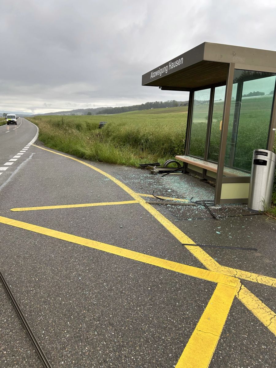 Beim Unfall entstand ein Sachschaden.