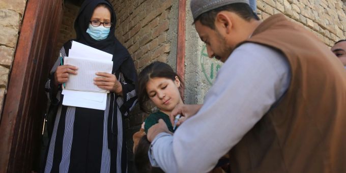 In Afghanistan sollen fast elf Millionen Kinder gegen Polio geimpft werden. (Archivbild) In Afghanistan sollen fast elf Millionen Kinder gegen Polio geimpft werden (Archivbild).