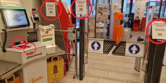 Quittung mitnehmen! - Barrieren-Frust nach Self-Checkout: Migros warnt