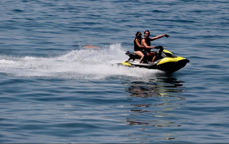 Trotzdem kommt es immer wieder vor, dass Menschen dieses Gesetz brechen – teils auch unabsichtlich. Zum Beispiel, fahren Personen manchmal mit dem Jetski zu nahe an die Tiere heran. (Symbolb