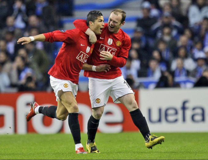 Wayne Rooney spielte einst gemeinsam mit Cristiano Ronaldo bei Manchester United. EM 2024