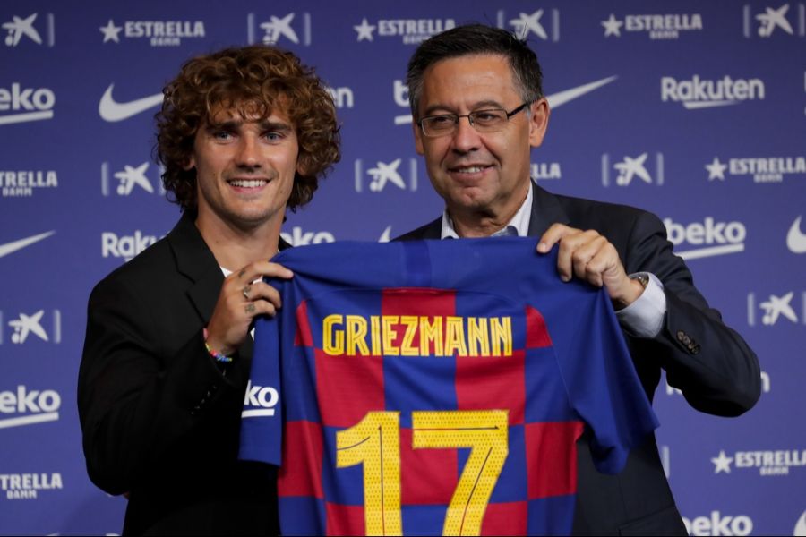 Für 120 Millionen wechselte Antoine Griezmann 2019 von Atlético zu Barça.